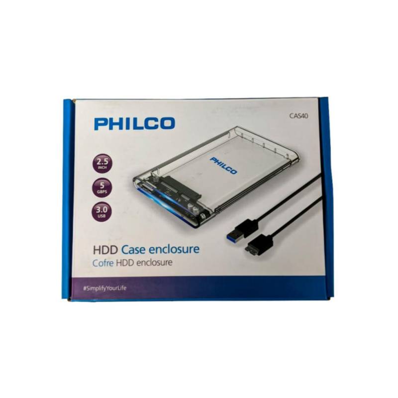 PHILCO Cofre Duro Portatil 2.5 USB 3.0 Philco falabella.com