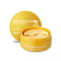 SNP - Parches de Gold colageno para ojeras cansadas - Cosmética Coreana