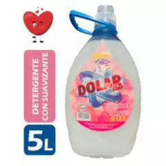 DOLARCORP - Detergente con suavizante Dolar ropa blanca 5 litros