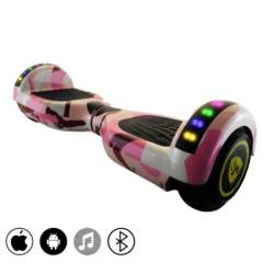 REBELDE - Hoverboard 65 Speaker Bluetooth- Pink Camo