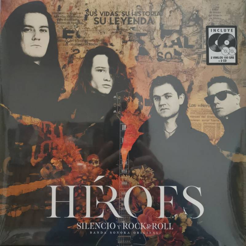  Heroes: Silencio Y Rock & Roll (2LP+2CD): CDs y Vinilo