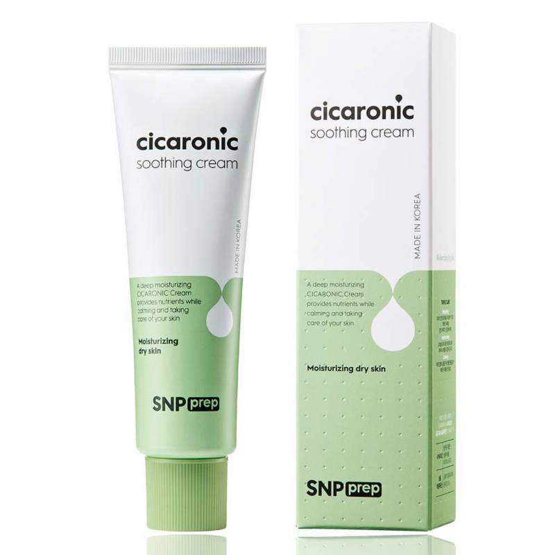 SNP - Cicaronic Soothing Cream Crema calmante ácido hialurónico - Cosmética Coreana