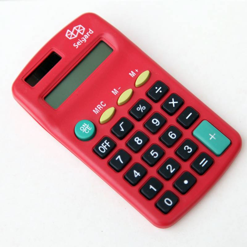 SEIGARD - CalculadoraNBP001 Color Rojo