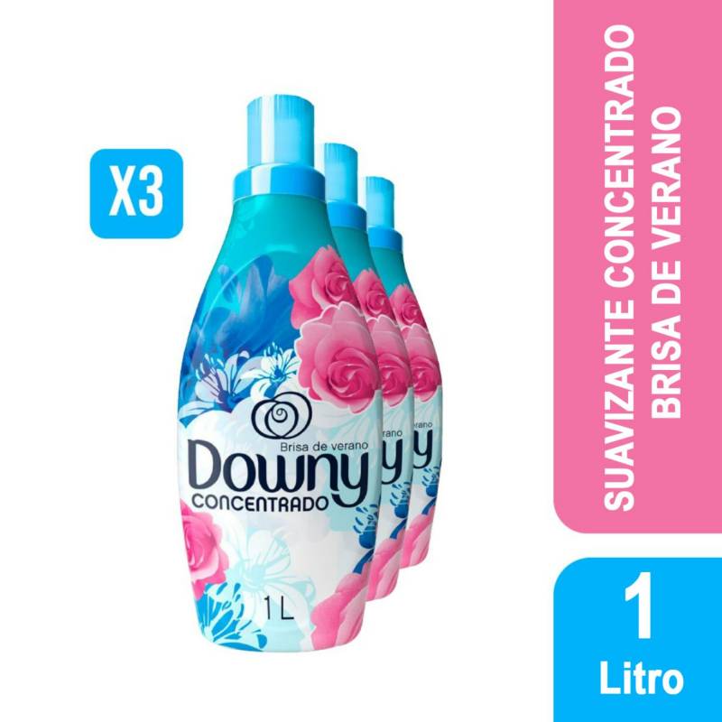 DOWNY - Pack 3 Suavizantes Downy Concentrado Brisa de Verano 1L