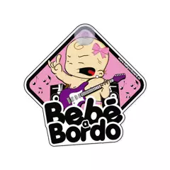 BABY ON BOARD - Bebé a Bordo Rockera