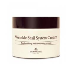 THE SKIN HOUSE - Wrinkle Snail System Cream 50 mL - Crema regeneradora de caracol - Cosmética Coreana
