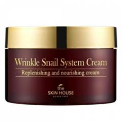 THE SKIN HOUSE - Wrinkle Snail System Cream 100 mL - Crema regeneradora de caracol - Cosmética Coreana