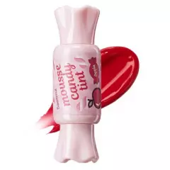 THE SAEM - Candy Lip Tint Mousse 12 Apple - Tinta Labial - Cosmética Coreana