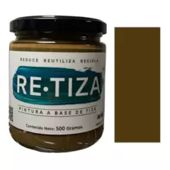 RETIZA - CHOCOLATE PROFUNDO 500 grs. Pintura Tizada/Vintage al agua mate