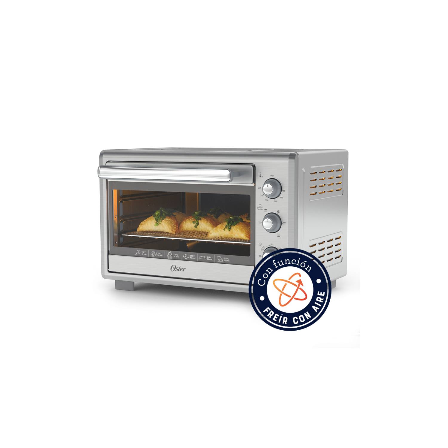 Horno con freidora de aire Oster® de 25 litros TSSTTVLS25NS - Oster