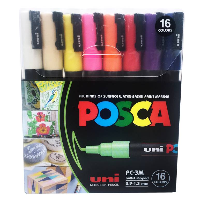 Set de 16 marcadores POSCA - 3M