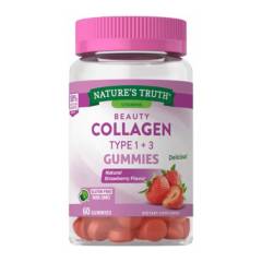 NATURE'S TRUTH - Gomitas de Colágeno Tipo I & III Beauty Collagen - 60 Gomitas