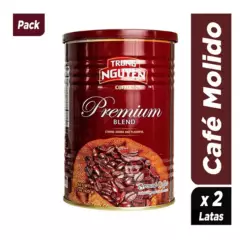 TRUNG NGUYEN - Pack 2 Café Molido Con Cacao - Premium Blend - Trung Nguyen