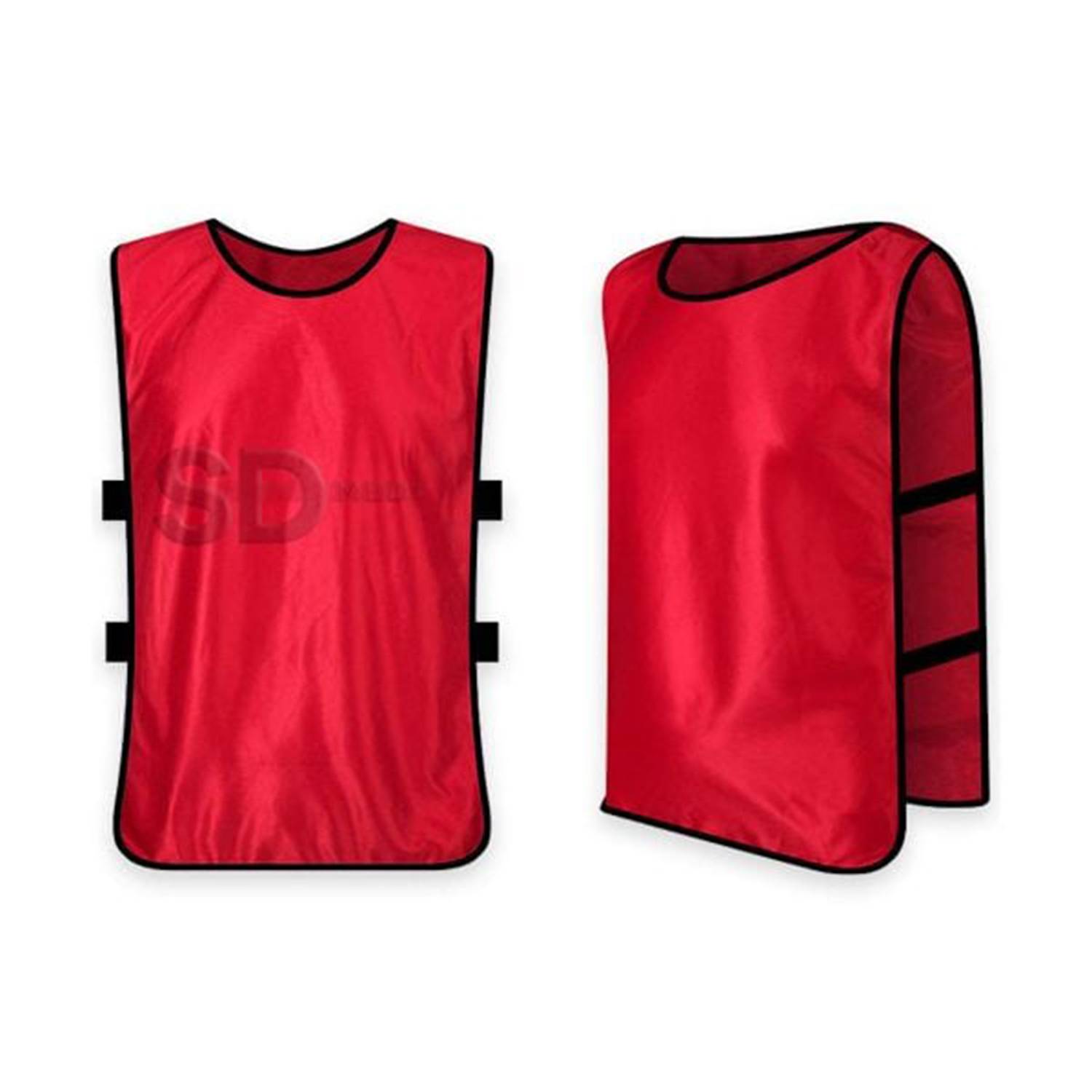 SDFIT Petos Deportivos Color Rojo Pack de 12