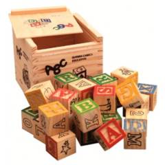 GENERICO - Cubo De Madera 48 Piezas Juguete Montessori Didáctico