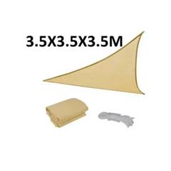 ESHOPANGIE - Carpa Lona Vela Malla Sombra Triangular 3.5 X 3.5 X 3.5 M