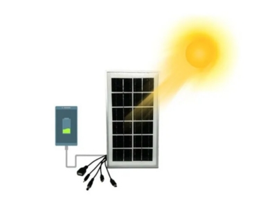 GENERICO Cargador Solar Portátil 20000mAh Linterna a Prueba de Agua y polvo
