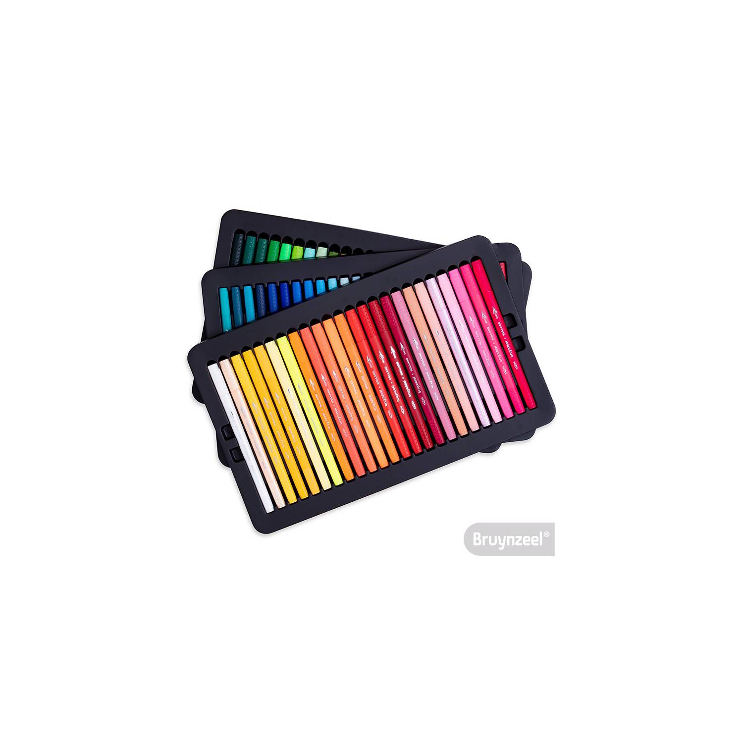 Set de Marcadores doble punta (Fineliner y Brushpen) x48 colores Bruynzeel