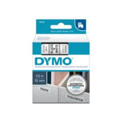 DYMO - Cinta D1 Dymo 12mmx7m Negro-Blanco