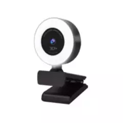 MICROLAB - Webcam 3DFX 9128 Eyerian 2K USB con Micrófono y Trípode
