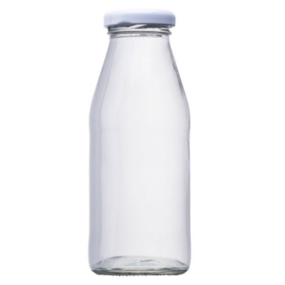 GENERICO Botella de Vidrio Lechera 1 litro (1.000cc) - Pack de 22 unidades  con tapa