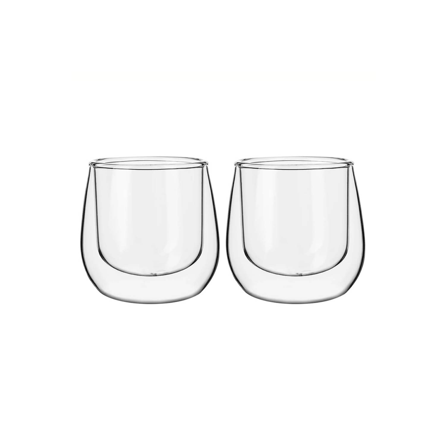 Ripley - SET 2 VASOS DE CAFÉ VIDRIO DOBLE PARED 400 MLO