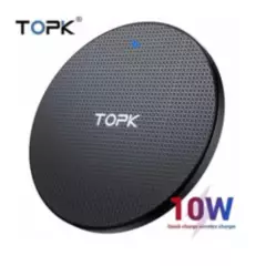 TOPK - Cargador inalámbrico celular rápido 10W para Iphone Samsung LG Huawei