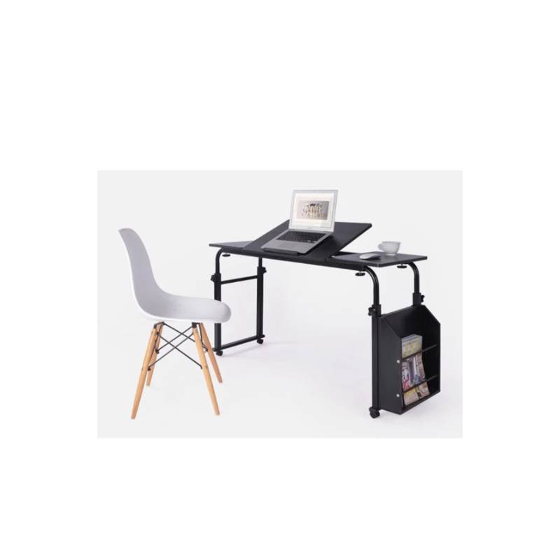 GENERICO Escritorio de Cama Home Office 1 a 2 plazas. Color Negro |  