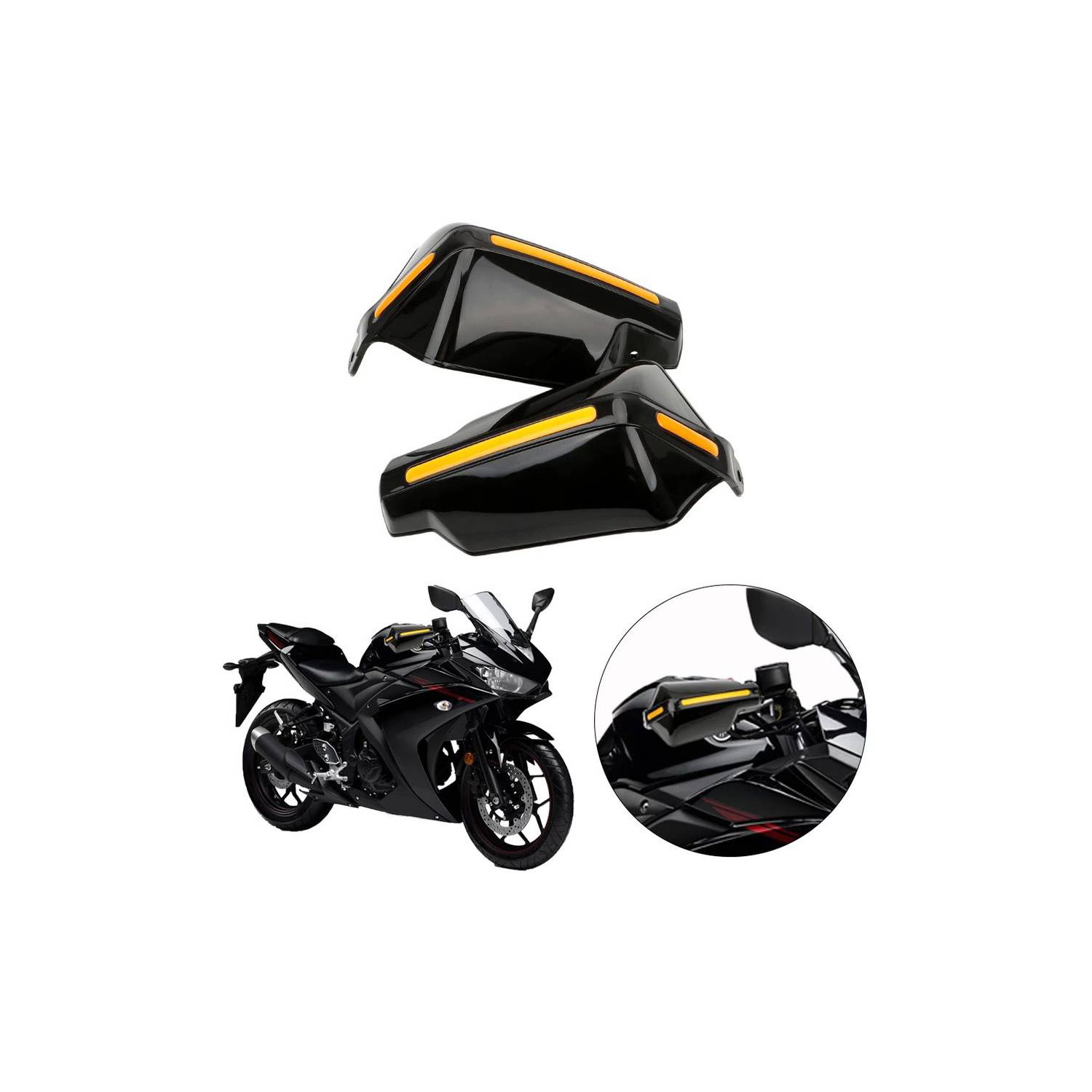 Protector Universal de Depósito de Moto en Fibra de Carbono Negro - Experto  en Coche