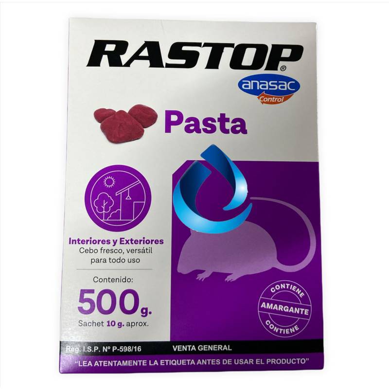 ANASAC - Cebo En Pasta Rastop Para Ratones 500gr - Anasac
