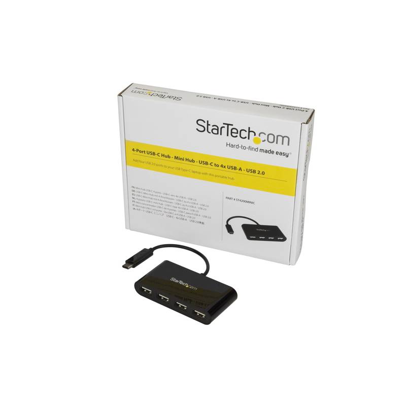 STARTECH Hub Concentrador USB 3.0 de 4 Puertos Mini Ladron USB STARTECH