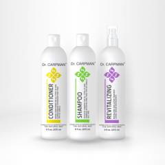 DR CARPMAN - Shampoo sin sal Acondicionador Reparador y Loción Revitalizante