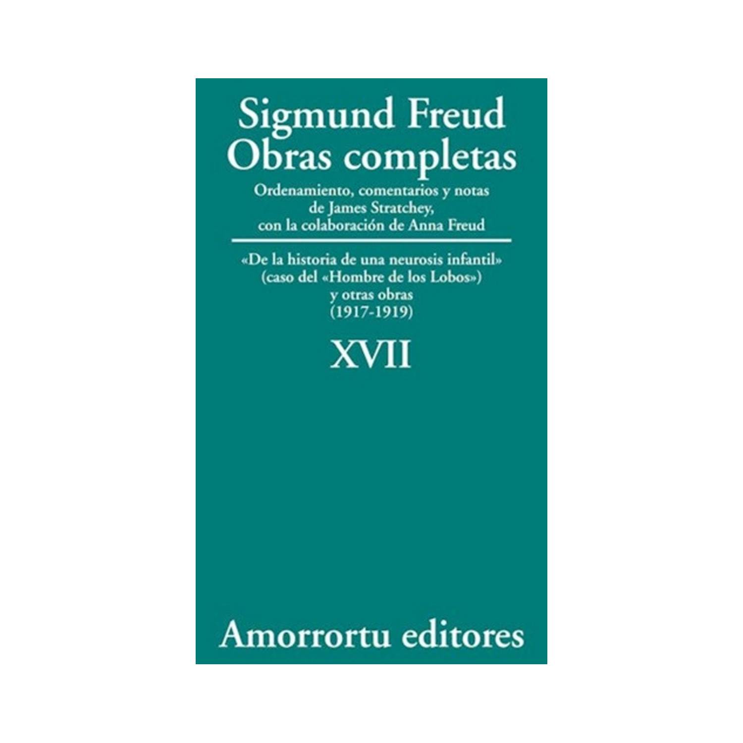 TOP10BOOKS Libro Obras Completas Sigmund Freud: Vol. 17 -931- - S. Freud |  