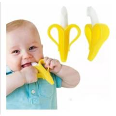 BEBE - Mordedor Cepillo Silicona Bebe En Forma De Banana