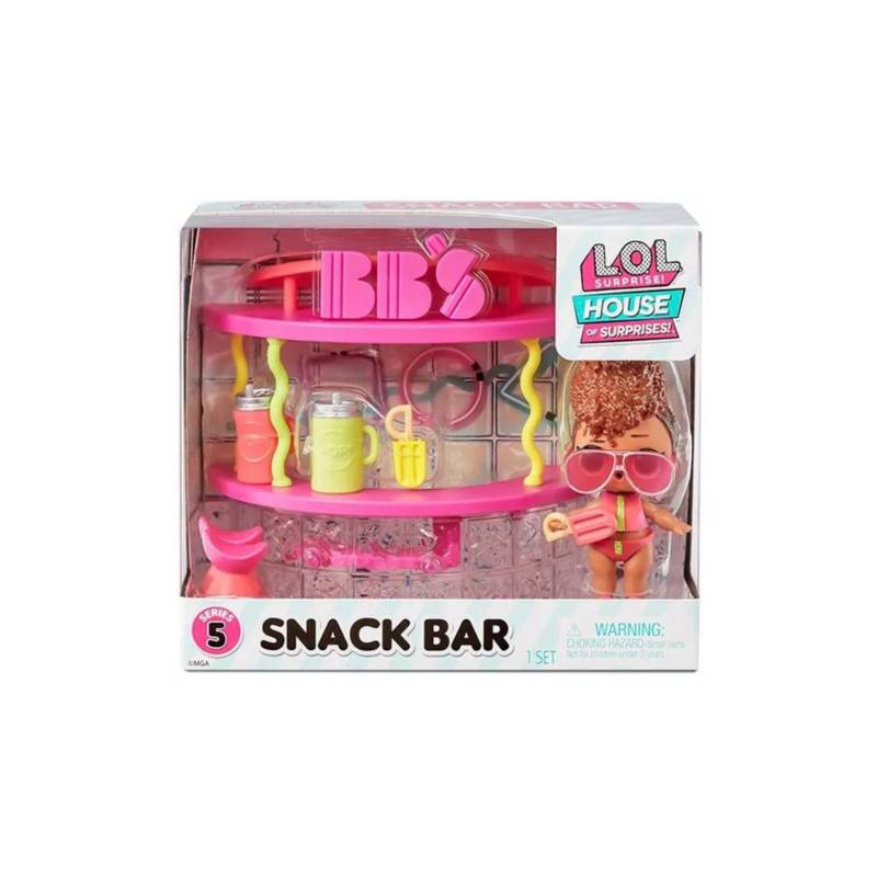 LOL - LOL - Set LOL House con Muñeca Snack Bar Cafetería
