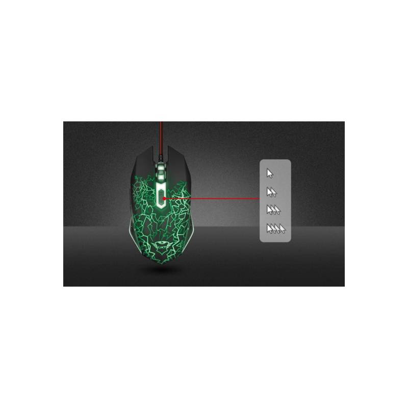 Trust GXT 105 Izza Illuminated Gaming Mouse 