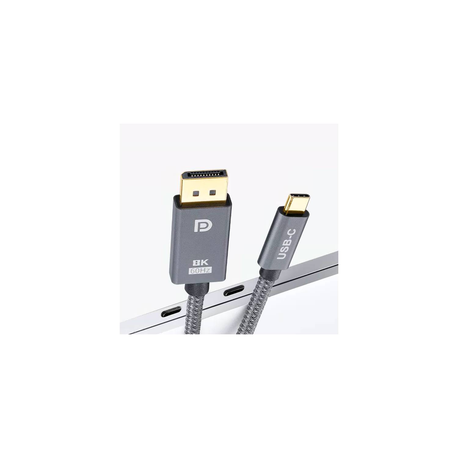CABLE USB-C A DISPLAYPORT 1.4 MACHO MACHO 1M EQUIP 8K/60Hz REF. 133421 -  PcMovil