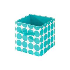 INTERDESIGN - Canasto organizador cube dot turquesa S Interdesig