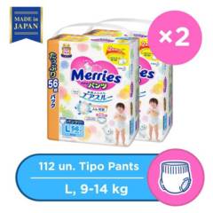 MERRIES - Merries pants pack conveniente talla l 56x2pcs
