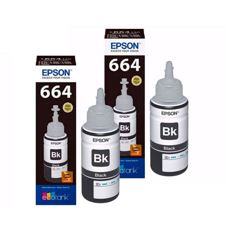 Epson Pack De 2 Tintas Epson T664 Negro Originales Epson 6217