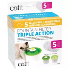 CATIT - Filtro Para Bebedero De Agua 5 Un Gato Catit
