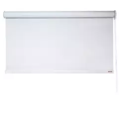 CLEMS CORTINAS - Cortina Roller Blackout Color Blanco 150x160 Clems