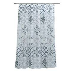 CHANTILLY - Set cortina baño estampada c/forro 180x180cm