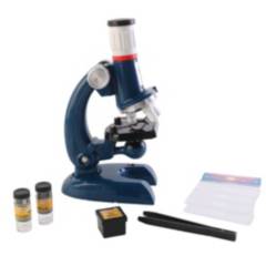 SPACEZAT - Microscopio Educativo Para Niños Azul 100x400x1200