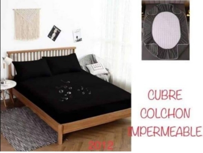 Cubre Colchón Copper Health Impermeable 2 Plazas 150X200 Cm