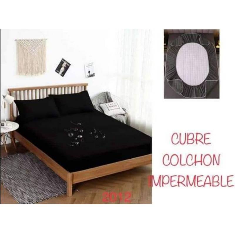 Cubre Colchón Impermeable 2 Plazas 150x200+30