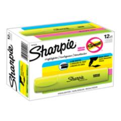 SHARPIE - Destacador Sharpie Blade Amarillo Caja x12