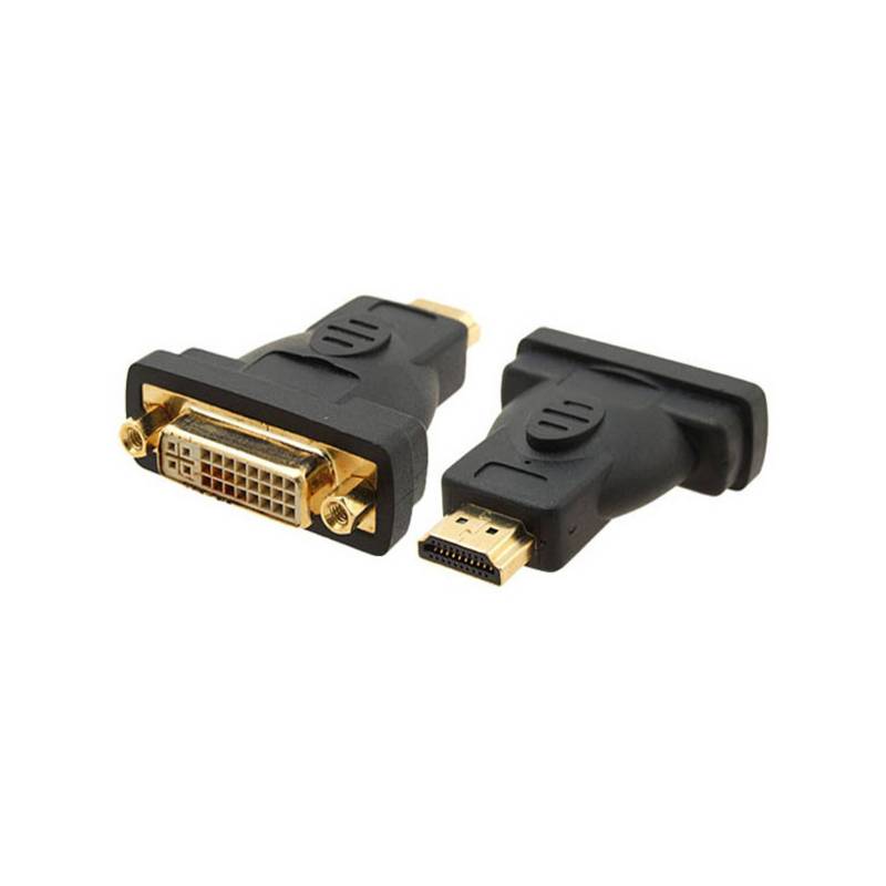 OEM - Conversor Adaptador HDMI a DVI 24 + 5 Convertidor Macho a Hembra