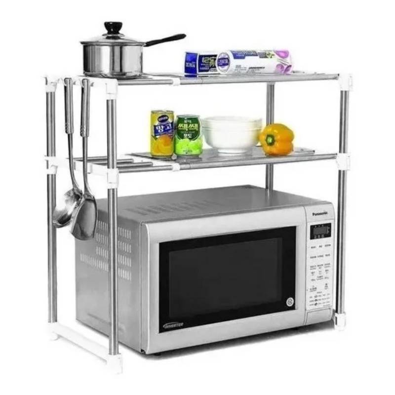 Estante organizador de cocina ajustable de 2 niveles — Importadora USA