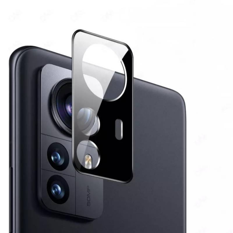 GENERICO - Lámina De Vidrio Para Camara Xiaomi Mi 12 Pro-Negro